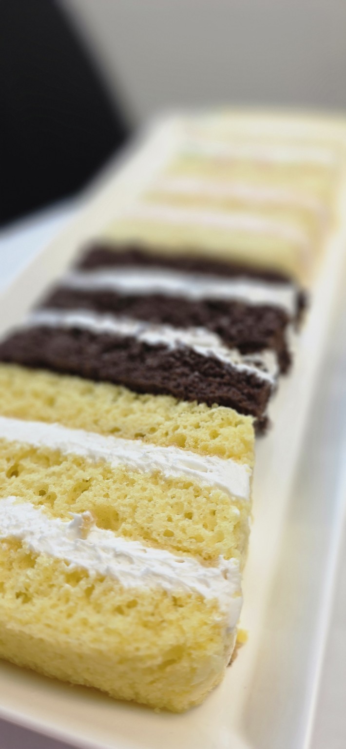 Baby Girl Bakes Featured Six cake slices
